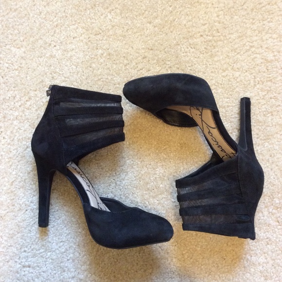 Jessica Simpson Black Avalyn Strappy Pumps Heels 6M/36 - Picture 4 of 8